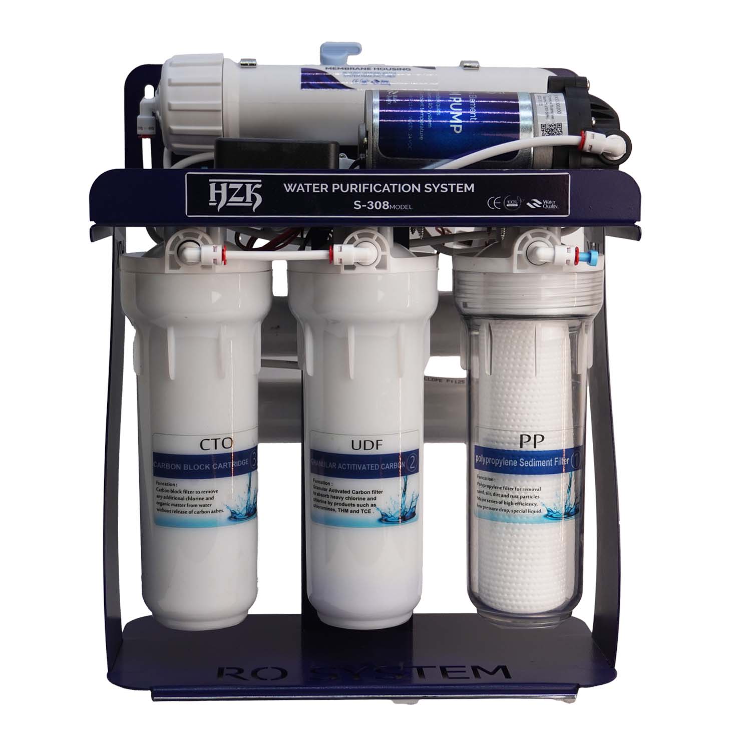 خرید دستگاه تصفیه آب خانگی HZK S308 + فروش با ضمانت